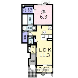 ジェイ エスⅠ【1階】の間取り
