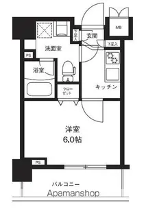 メインステージ横濱ポートサイド【902号室号室】の間取り