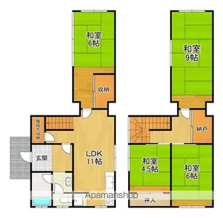 大阪府堺市南区檜尾【一戸建】の間取り