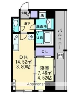 ALOFT【10階】の間取り