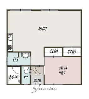 シャトラン【201号室】の間取り