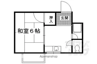 マンション皆栄【203号室】の間取り