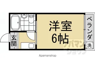 ハイツ修学院【303号室】の間取り
