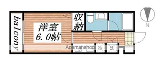 スパシエカステール横浜吉野町【6階】の間取り