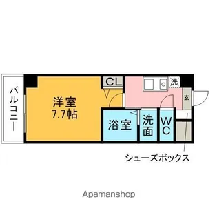 グリーンセブン【1階】の間取り