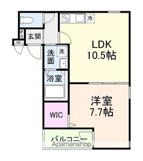 フジパレス今川公園Ⅴ番館【1階】の間取り