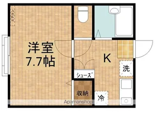 ルナハウス【103号室】の間取り