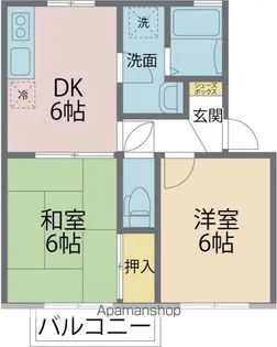 ソネンハイム【102号室号室】の間取り