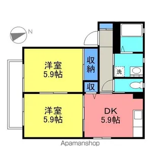 シャーメゾンKEN【B102号室】の間取り