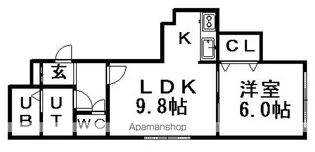 ポラリス【202号室】の間取り