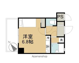 RR.うちま【207号室】の間取り