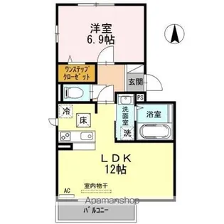 フルール学園【1階】の間取り