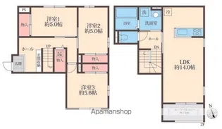 BLOOM COURT【1階】の間取り