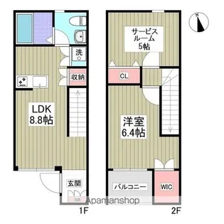 アンジュエールA【1階】の間取り