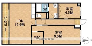 クラウンハイツ【2階】の間取り