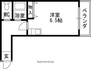 プチハウス仁川【203号室】の間取り