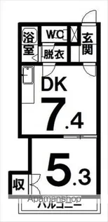 コーポラスITO【4階】の間取り