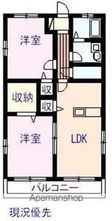 ブランカ【101号室】の間取り