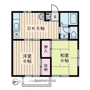 ガーデンコート【1階】の間取り