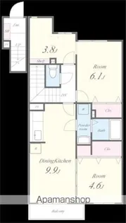 ティファニー【2階】の間取り