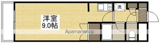 プランドール内山下【5階】の間取り