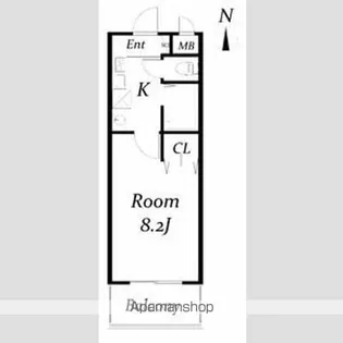 サンライズ新金山【2階】の間取り