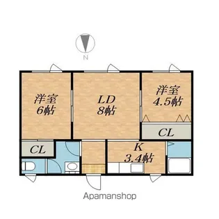 北海道帯広市西十六条南4丁目【一戸建】の間取り
