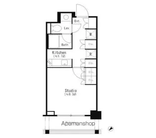 パークキューブ目黒タワー【2階】の間取り