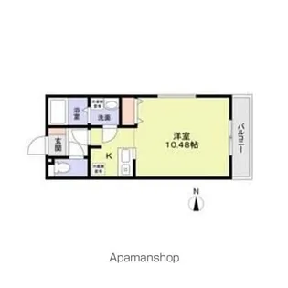 ミリアビタ稲毛【1階】の間取り