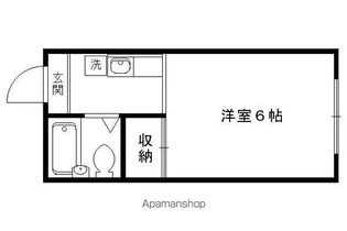 KSレジデンス京都洛北(旧シャルマン洛北)【205号室】の間取り
