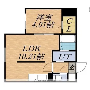 プロスペクト麻生【1階】の間取り