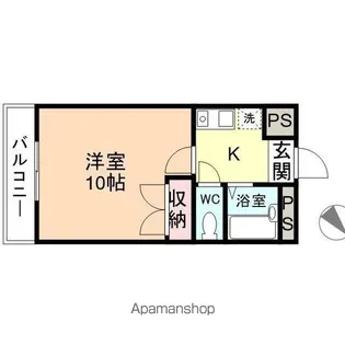 アンサンブル山室【207号室】の間取り