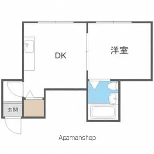 ロミ円山【3号室】の間取り