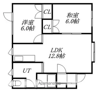 サンヴィレッチB棟【101号室】の間取り