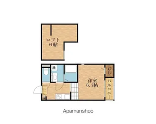 メゾン ベル フルール【102.号室】の間取り