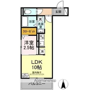 DーHILLS野口【2階】の間取り