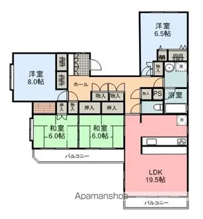 安東レジデンス【201号室】の間取り