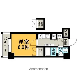 ダイナコートエスタディオ東公園Ⅲ【9階】の間取り