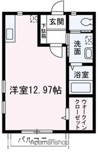 ラベンダーハウス【301号室】の間取り