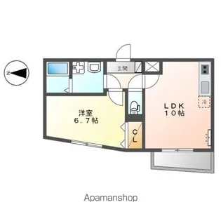 FOREST CAPE【1階】の間取り