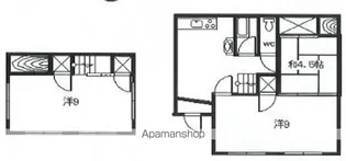 宮崎県延岡市浜町【一戸建】の間取り