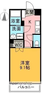 ルパーブ永田町【3階】の間取り