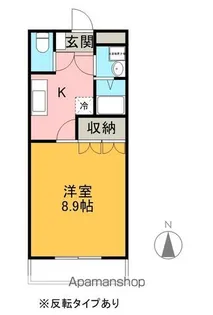 ヴァンベール加納【4階】の間取り