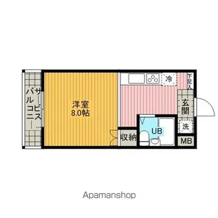 グリンヒル横山【3階】の間取り