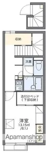 レオパレス泉【2階】の間取り