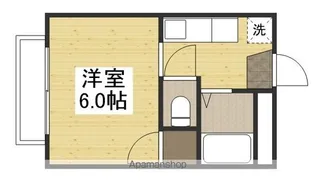 コーポうきた【1階】の間取り
