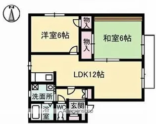 神田縄ハイツ D棟【1階】の間取り