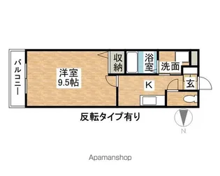 ラフィーネ羽黒【1階】の間取り