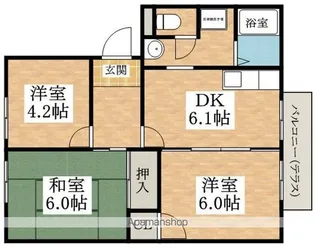 アネックス【2階】の間取り
