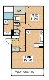 コンフォール長居東【1階】の間取り